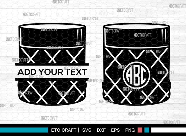 Shot Glass Monogram SVG, Alcohol Glass Svg, Glasses Svg, Split Monogram Svg, Drinking Glass Svg, Shotglass Svg SVG ETC Craft 