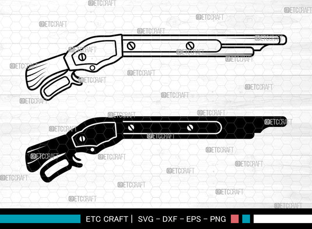 Shotgun SVG, Shotgun SVG, Crossed Shotgun Rifle Svg, Pistol Svg, Riot Shotgun Svg, Tactical Shotgun Svg, Shotgun SVG ETC Craft 