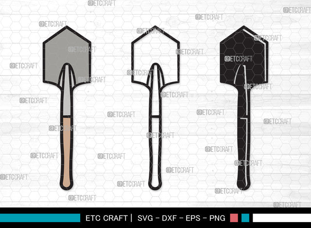 Shovel Clipart SVG | Gardening Svg | Miner Shovel Svg | Garden Spade Svg | Farm Svg | Miner Pick Svg | Shovel Clipart SVG ETC Craft 