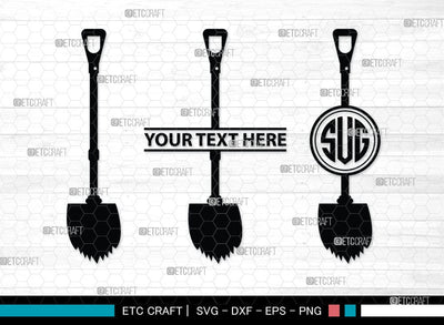 Shovel Silhouette, Shovel SVG Cut Files, Farm Svg, Miner Pick Svg, SB00090 SVG ETC Craft 
