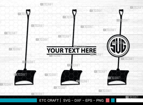 Shovel Silhouette, Shovel SVG Cut Files, Farm Svg, Miner Pick Svg, SB00090 SVG ETC Craft 