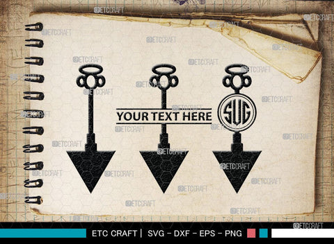 Shovel Silhouette, Shovel SVG Cut Files, Farm Svg, Miner Pick Svg, SB00090 SVG ETC Craft 