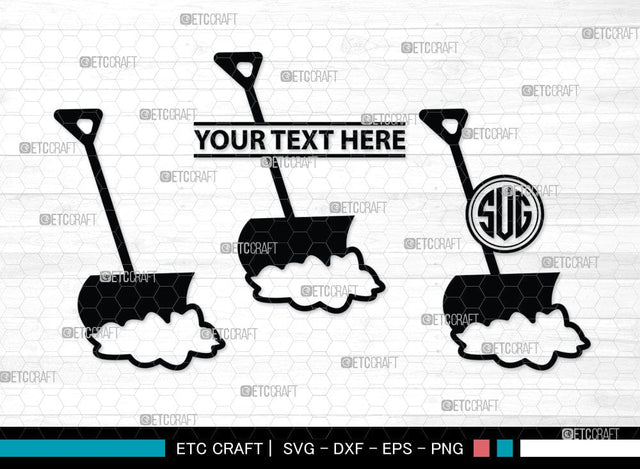 Shovel Silhouette, Shovel SVG Cut Files, Farm Svg, Miner Pick Svg, SB00090 SVG ETC Craft 