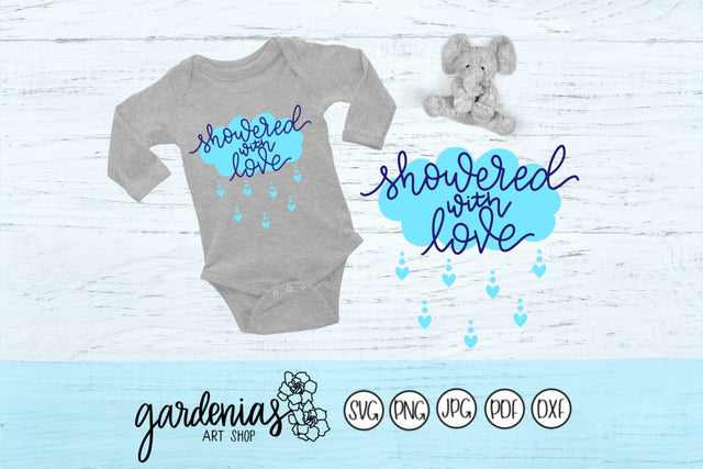 Showered with Love SVG Gardenias Art Shop 