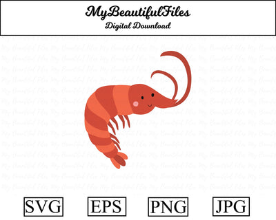 shrimp - animal SVG MyBeautifulFiles 