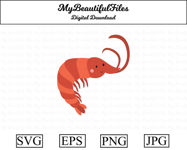 shrimp - animal SVG MyBeautifulFiles 
