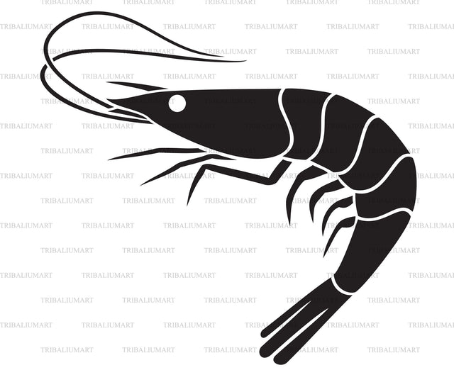 Shrimp SVG TribaliumArtSF 