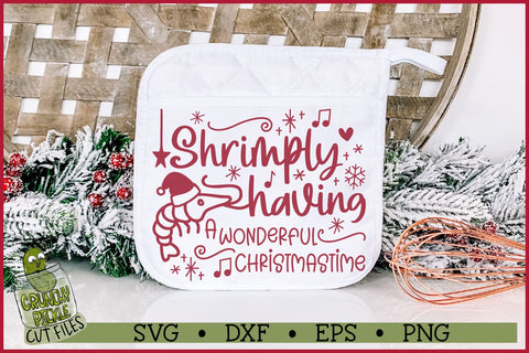 Shrimply Having a Wonderful Christmastime SVG File SVG Crunchy Pickle 