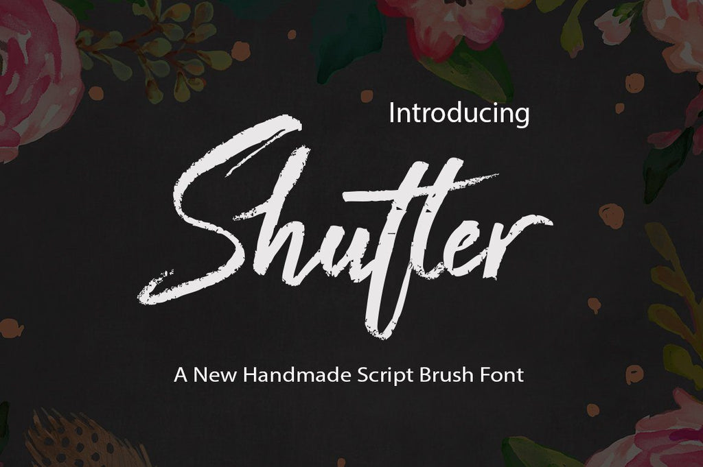 Shutter Font Shutter - So Fontsy