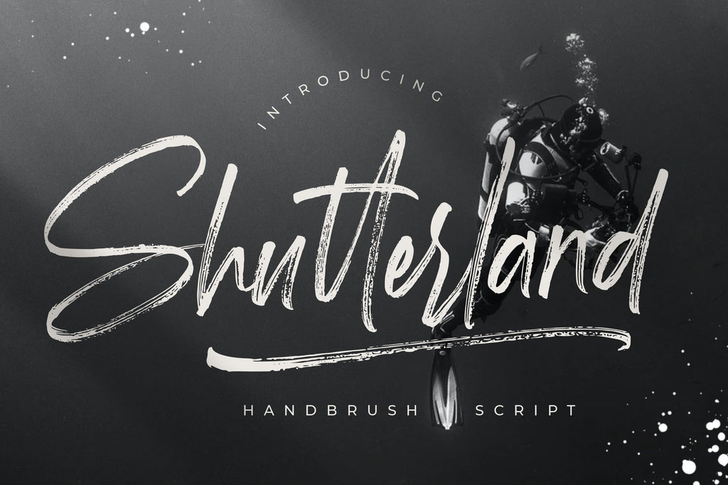 Shutterland Handbrush Script - So Fontsy