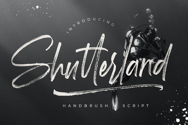 Shutterland Handbrush Script Font Creatype Studio 