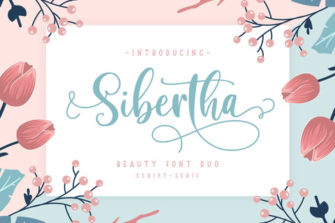 Sibertha Duo Font Abo Daniel Studio 
