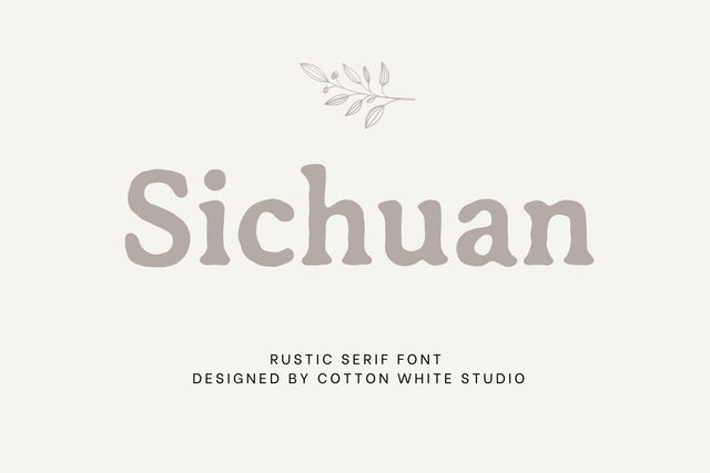 Sichuan Font Cotton White Studio 