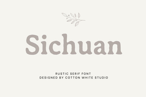 Sichuan Font Cotton White Studio 