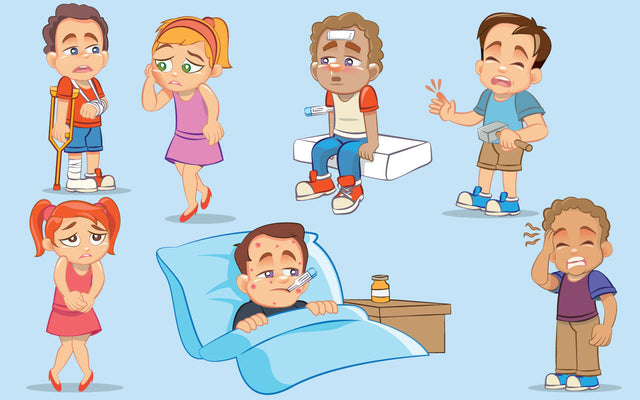 Sick or injured kids Collection SVG naemmiah021 