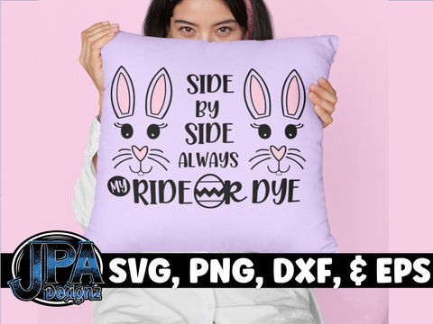 Side by Side Always my Ride or Dye_Bunnies SVG JPA Designz 