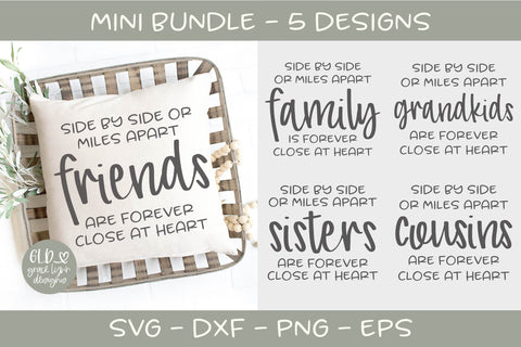 Side By Side Mini Bundle - 5 Designs SVG Grace Lynn Designs 