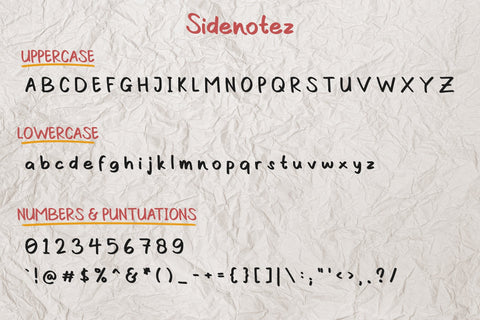 Sidenotez | Casual Handwritten Font Font Katario Studio 