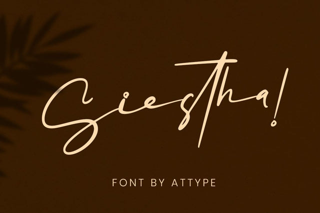 Siestha Font Attype studio 