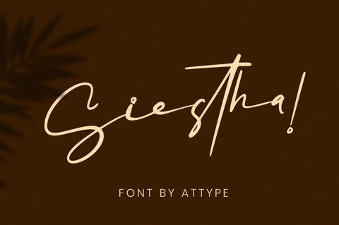 Siestha Font Attype studio 