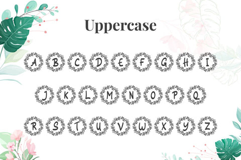 Siestha Monogram Font Attype studio 