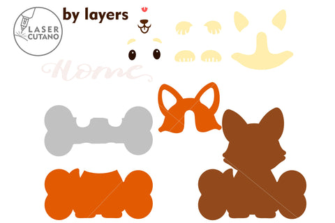 SIGN HOME Bundle Laser Cut Wood, Multilayer Laser Cut Files, Sign SVG, 3D Designs, Mini Design Bundles SVG LaserCutano 