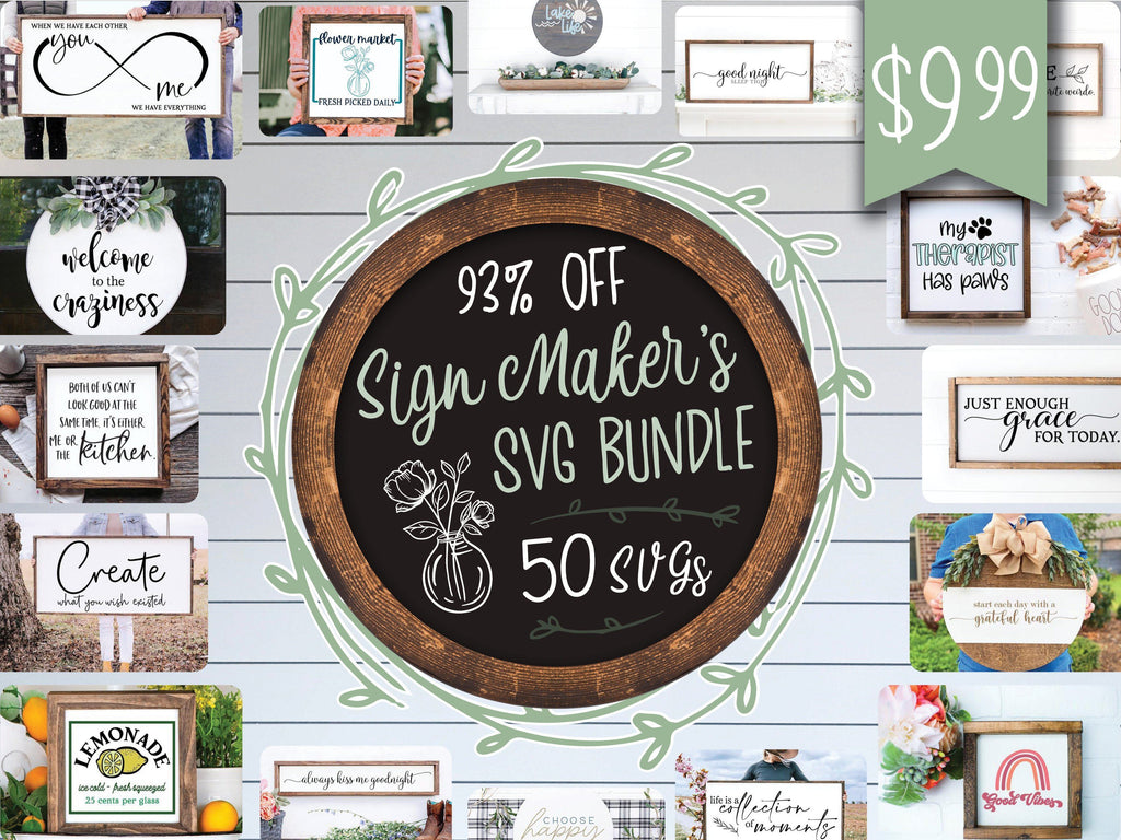 Sign Maker's SVG Bundle - Limited Time! - So Fontsy