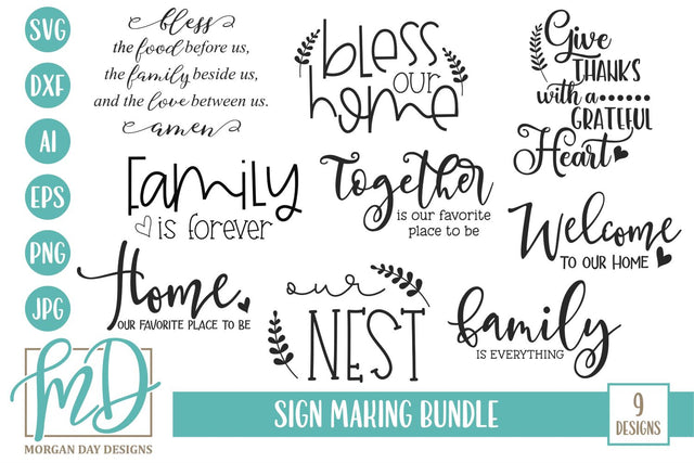 Sign Making Bundle SVG Morgan Day Designs