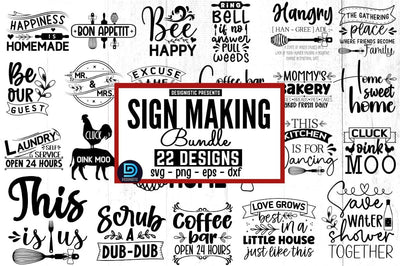 Sign making SVG Bundle SVG DESIGNISTIC 