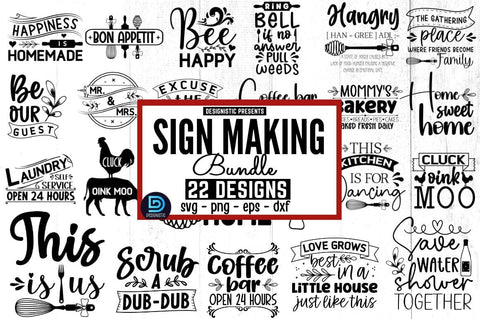 Sign making SVG Bundle SVG DESIGNISTIC 