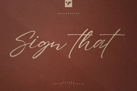 Sign That - Signature font Font VPcreativeshop 