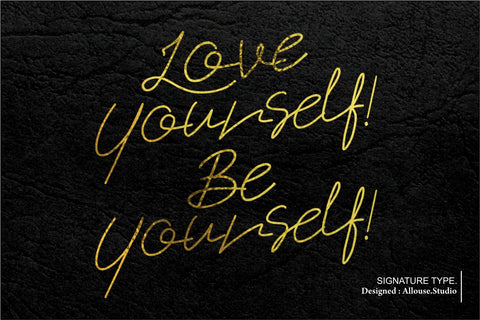 Signaday - Monoline Handwritten Font Allouse.Studio 