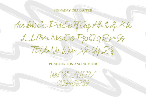 Signaday - Monoline Handwritten Font Allouse.Studio 