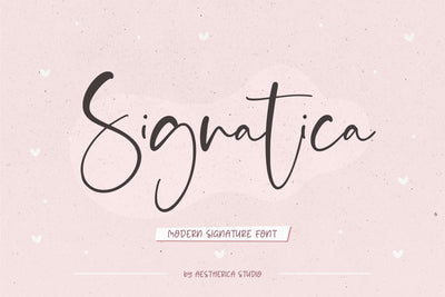 Signatica Font Aestherica Studio 