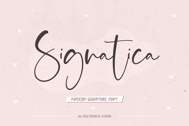 Signatica Font Aestherica Studio 