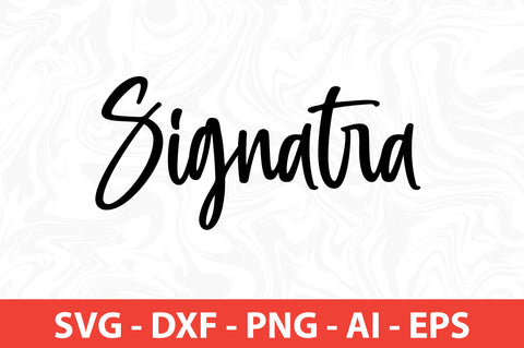 SIGNATRA svg SVG nirmal108roy 