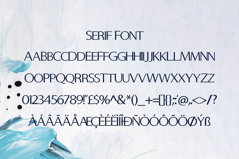 Signature Archive - Serif and script font duo Font Freeling Design House 