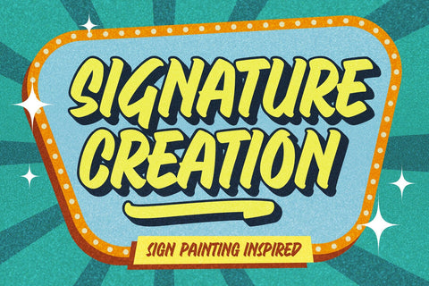 Signature Creation Font Arterfak Project 
