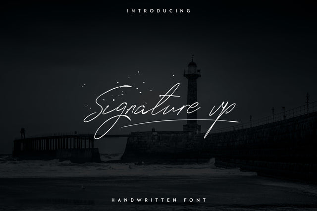 Signature vp - Handwritten font Font VPcreativeshop 