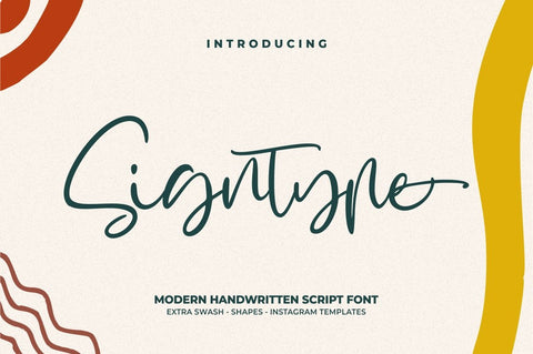 Signtype – Modern Handwritten Font Good Java 