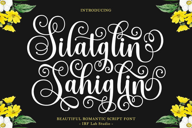 Silatglin Sahiglin Font IRF Lab Studio 