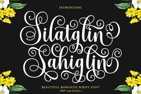 Silatglin Sahiglin Font IRF Lab Studio 