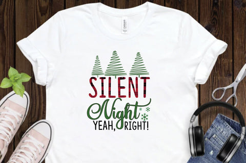 Silent Night Christmas Sublimation Sublimation Creativeart88 