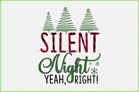 Silent Night Christmas Sublimation Sublimation Creativeart88 