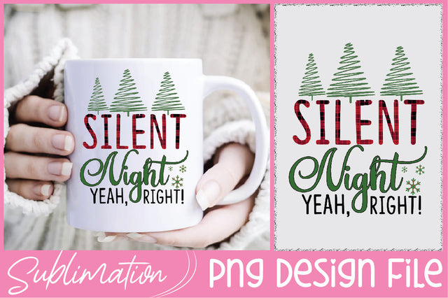 Silent Night Christmas Sublimation Sublimation Creativeart88 
