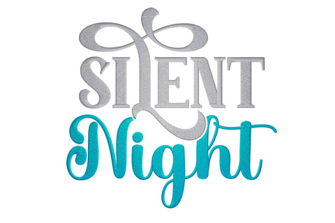 Silent Night Embroidery/Applique DESIGNS embroidery-workshop 