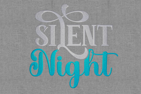 Silent Night Embroidery/Applique DESIGNS embroidery-workshop 