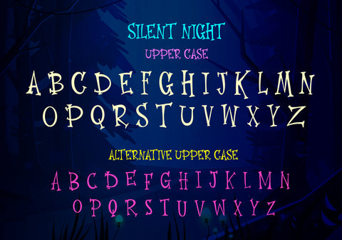 Silent Night Font BB Digital Arts 