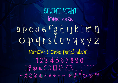 Silent Night Font BB Digital Arts 