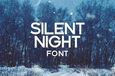 Silent Night Font Font Carina Gardner